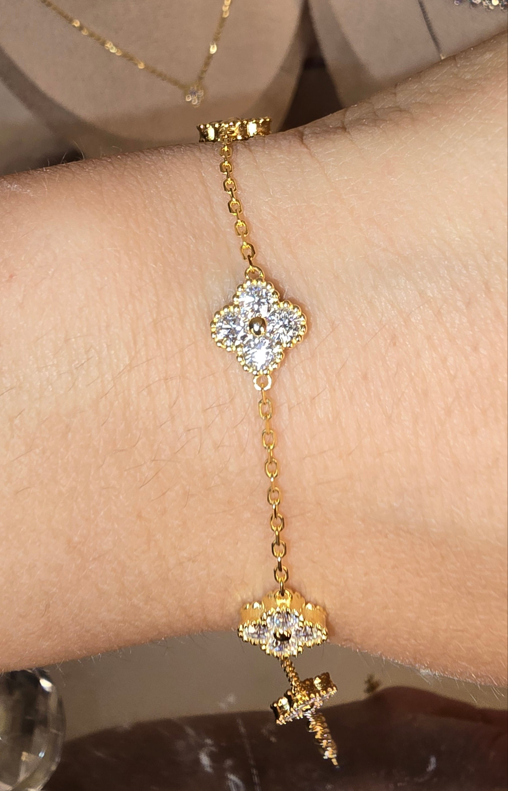fyrklöverdesign armband