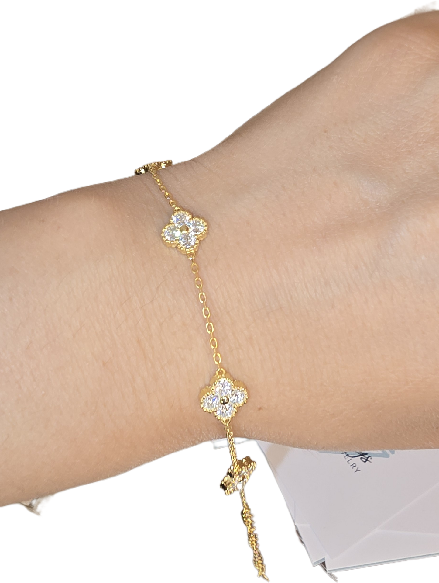 fyrklöverdesign armband