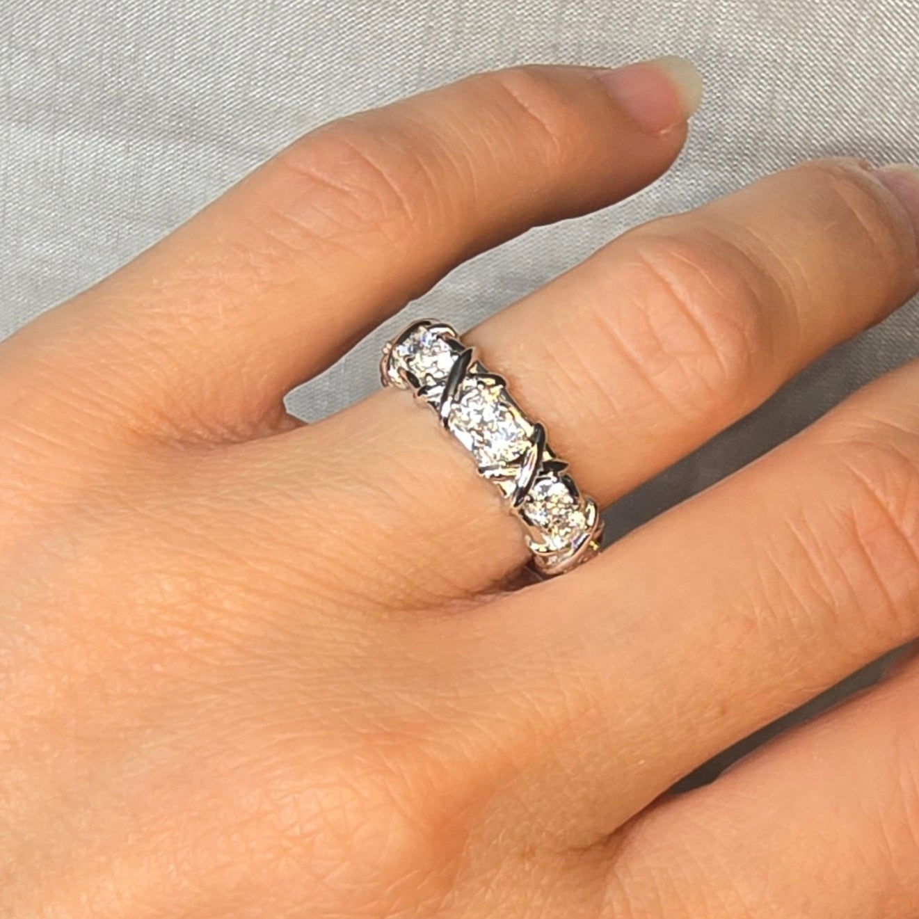 Tiffany- inspirerat ring