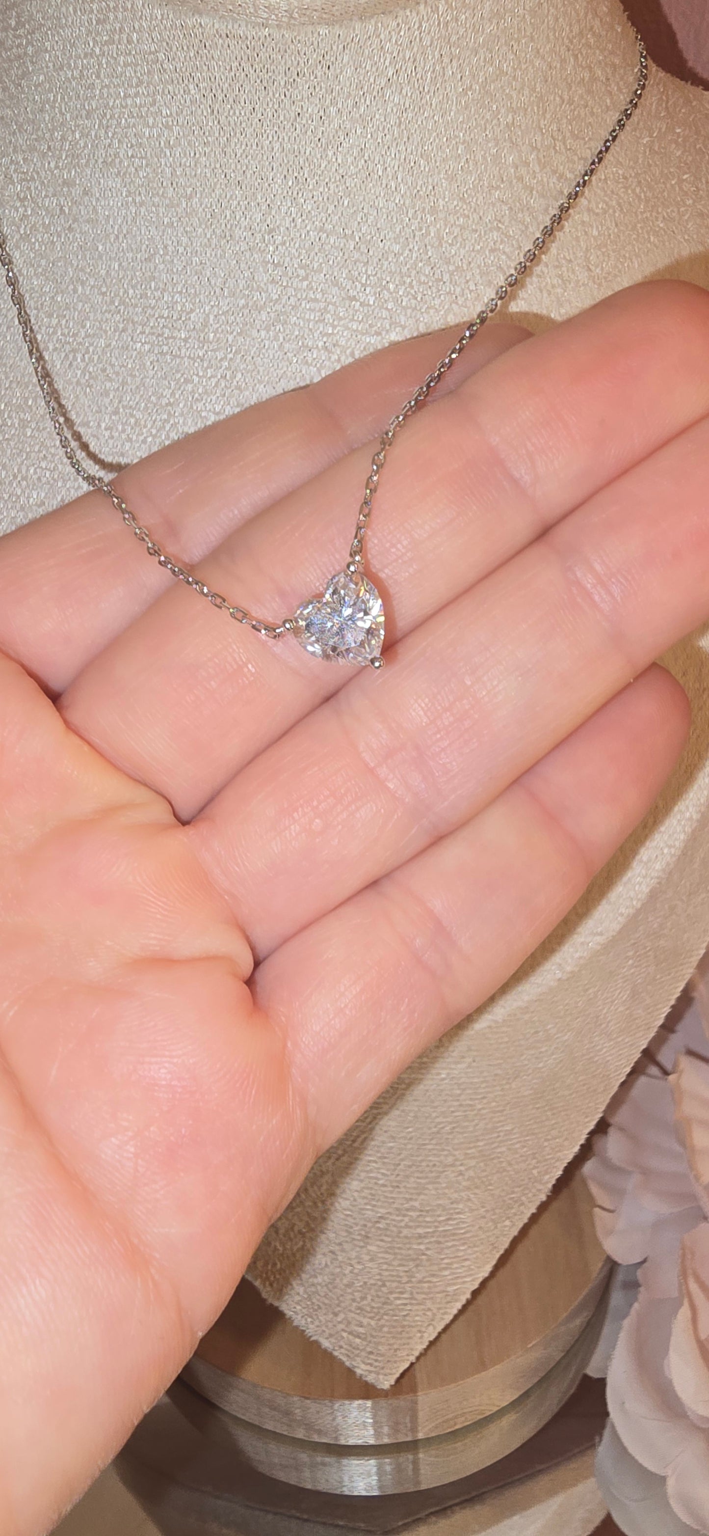 Hjärta halsband