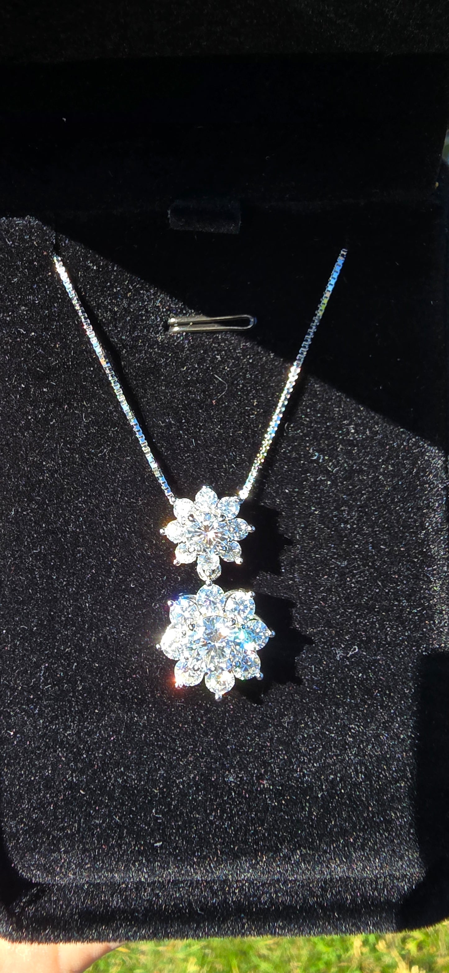 Dubbel Solros halsband