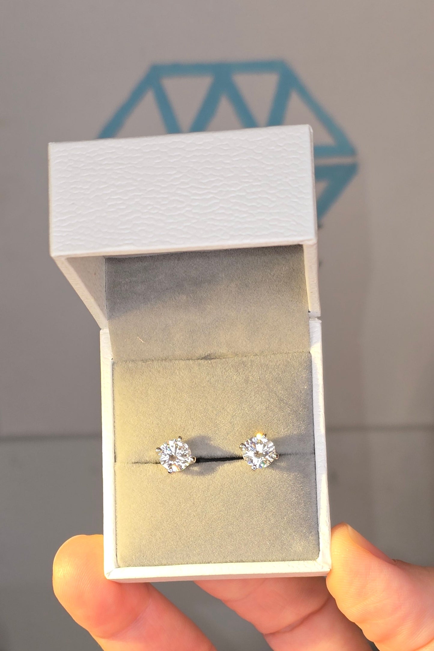 1 carat örhänge