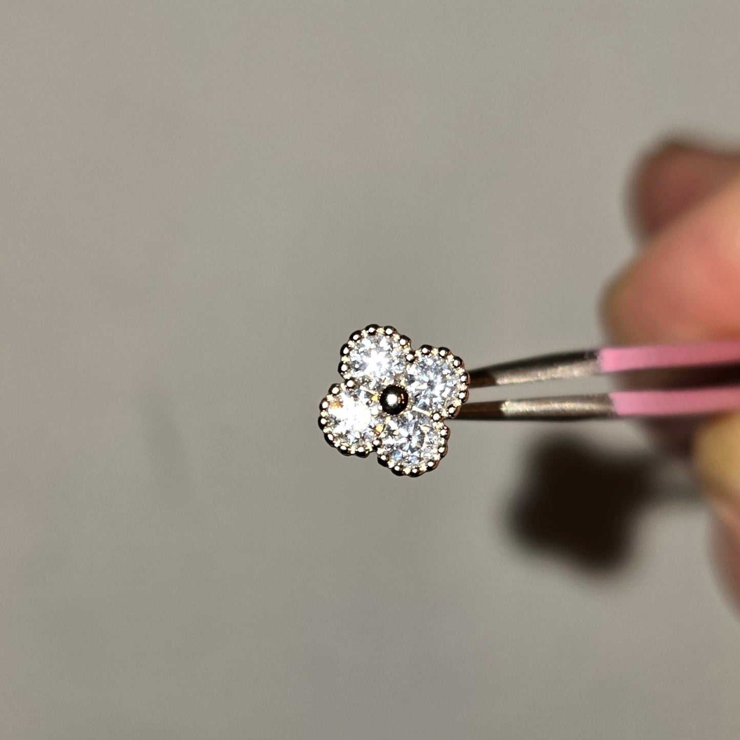 fyrklöverdesign örhänge