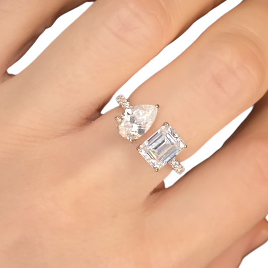 Radiant & Pear Cut Moissanite