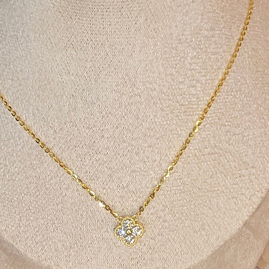 fyrklöverdesign halsband