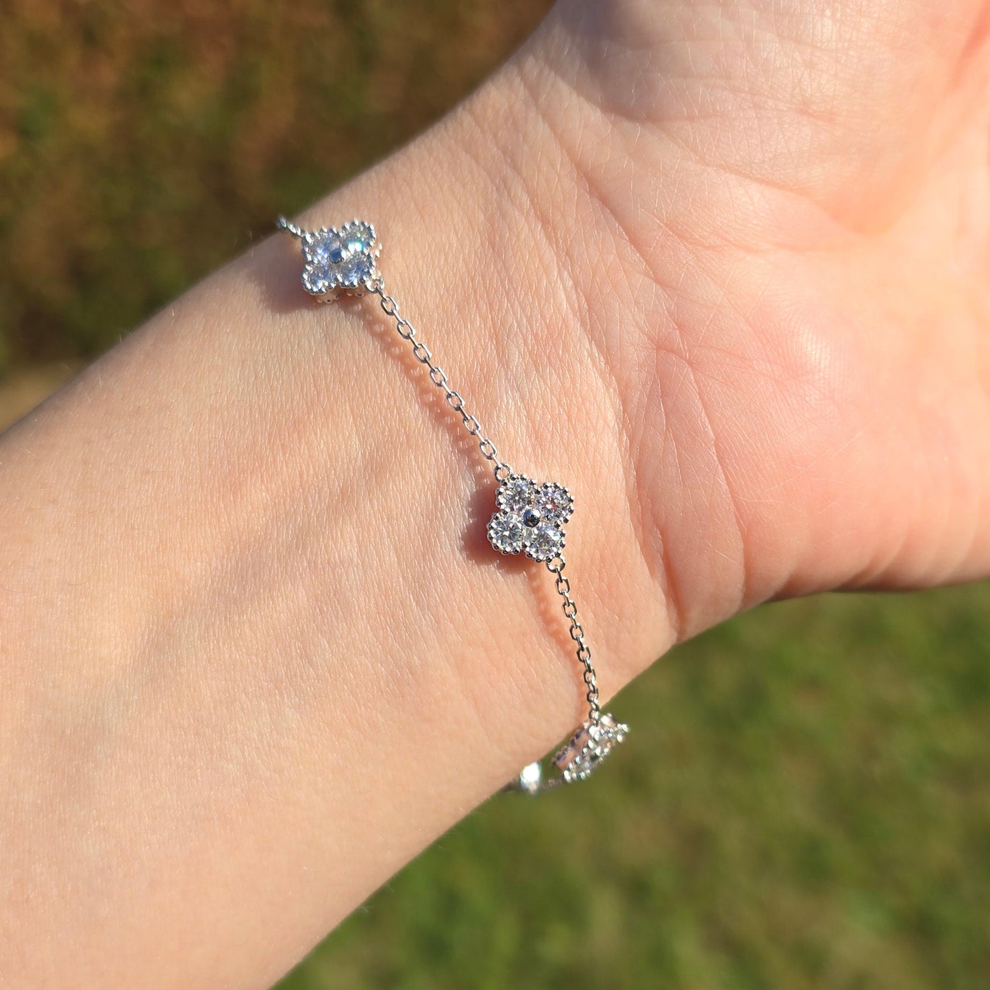 fyrklöverdesign armband