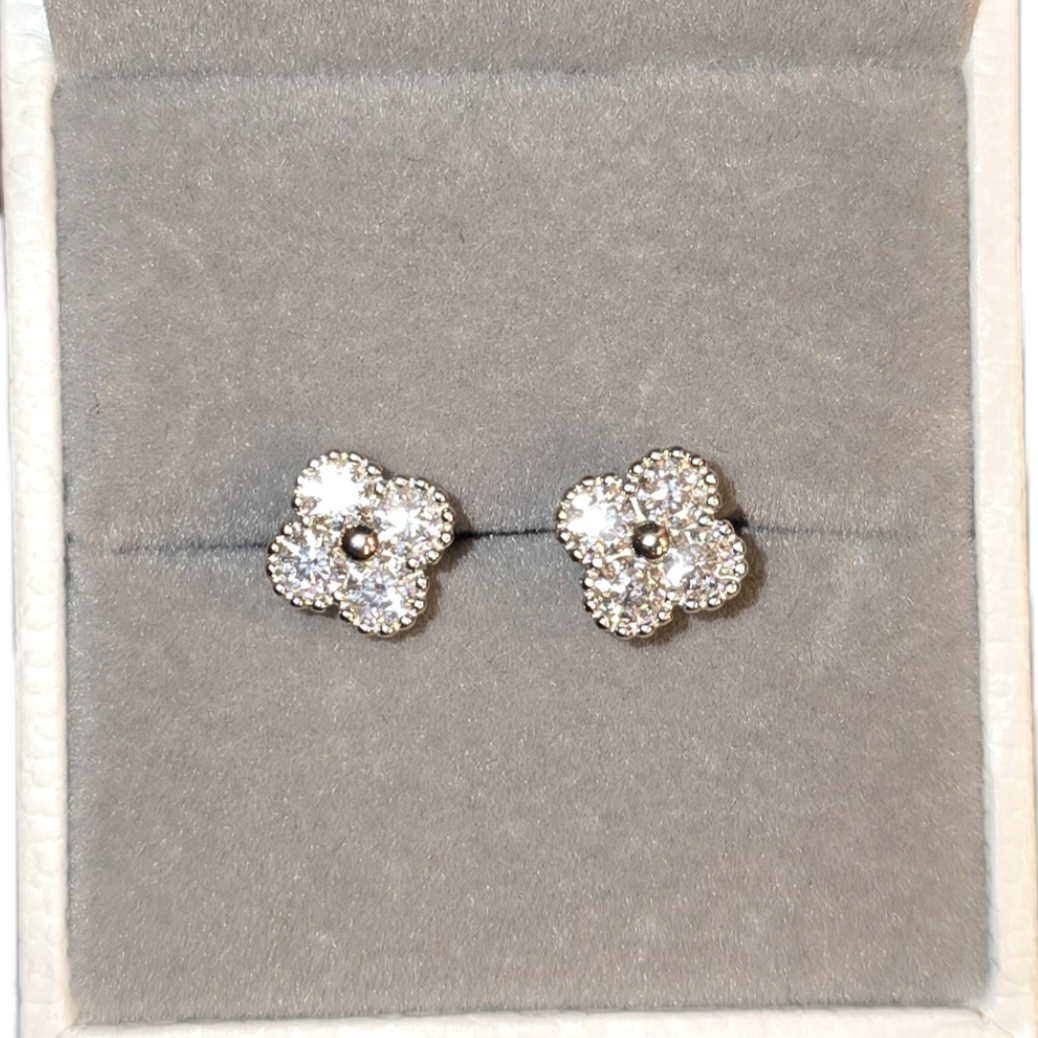 fyrklöverdesign örhänge