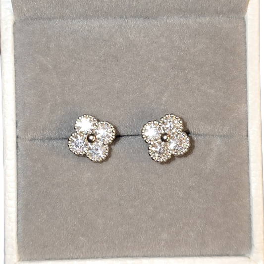 fyrklöverdesign örhänge