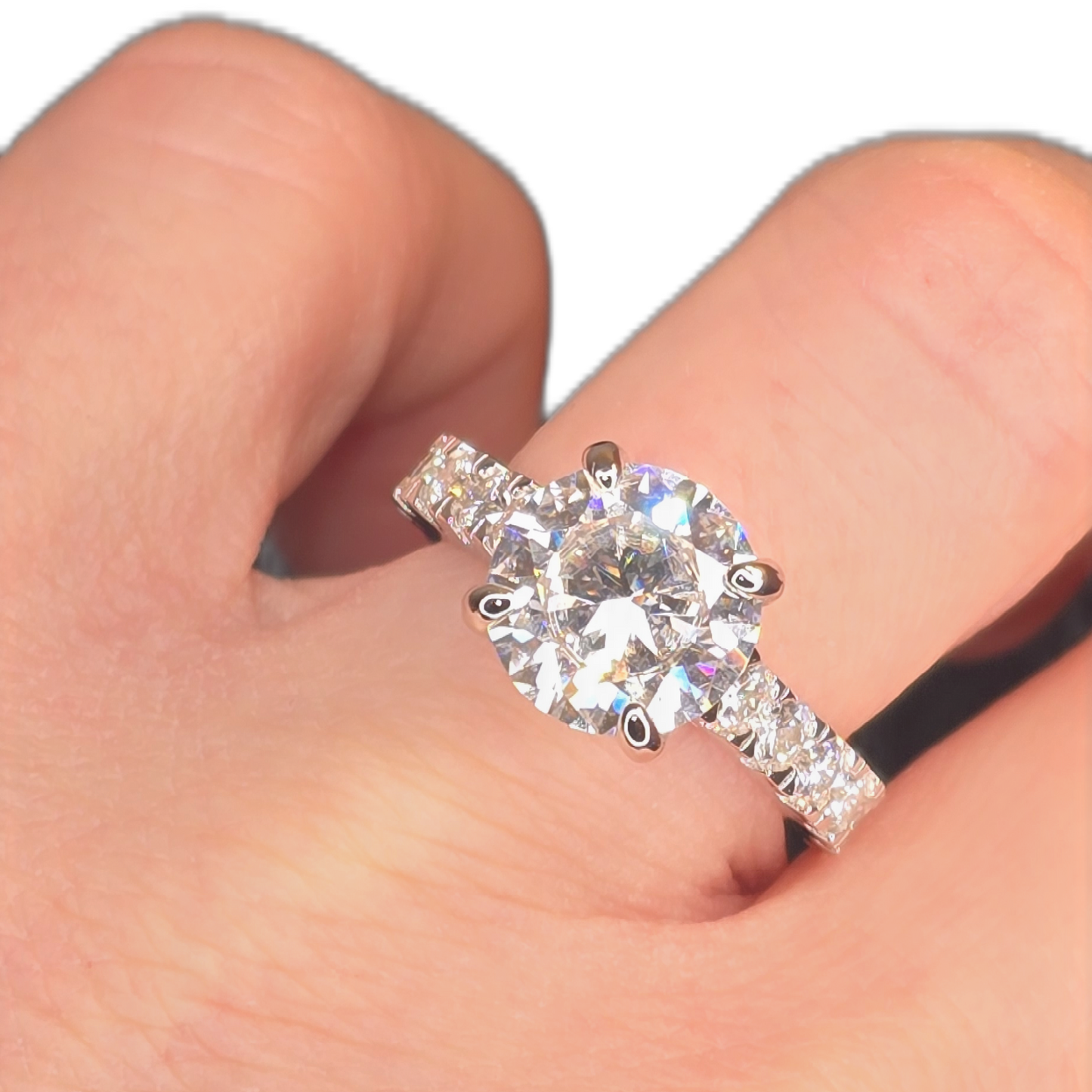 Royal 4 Ct Moissanite Ring