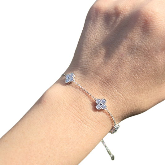 fyrklöverdesign armband