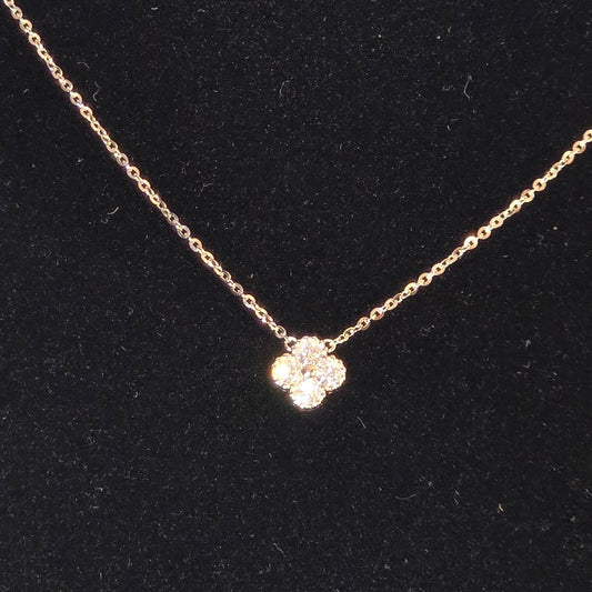 fyrklöverdesign halsband