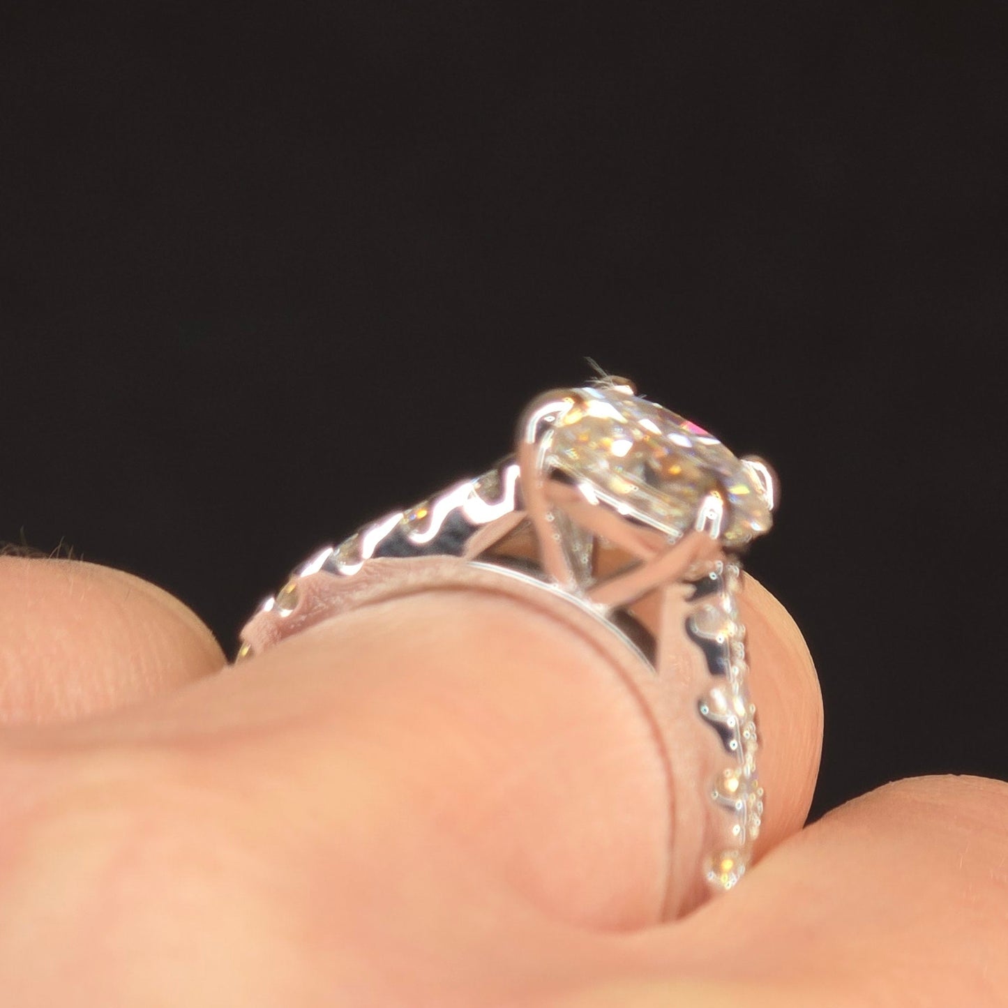 Royal 4 Ct Moissanite Ring